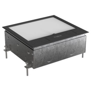 Люк Systeme Elecrtic MultiDesk на 12 модулей IP40 для бетонных полов с монтажной коробкой тип MDK10 MDK10212