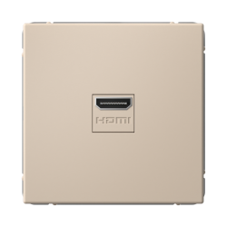 Розетка HDMI Systeme Electric ArtGallery (песочный) GAL001280