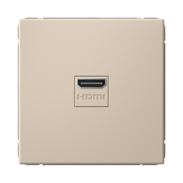 Розетка HDMI Systeme Electric ArtGallery (песочный) GAL001280
