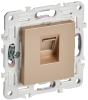 Розетка компьютерная IEK SKANDY RJ45 кат.6 SK-K02Sa (песочный) SK-K10-2-K98
