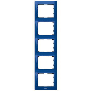 Рамка Galea life пятиместная вертикальная (синий) 771919
