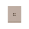 Розетка компьютерная KRANZ SETE RJ45 кат6 с рамкой (кашемир) KR-79-0723-2