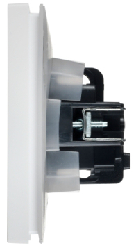 Розетка с крышкой FORTE&PIANO винтовое крепление 16А IP44 FP221 (белая) FP-R16-16-44-K01
