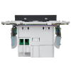 Розетка USB A+C 18Вт IEK SKANDY SK-R13G (графит) SK-U22-018-K53