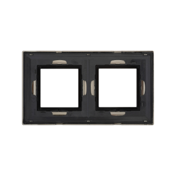 Рамка 2 поста (4 мод.) DKC Avanti из металла (Никелированная) 4409854