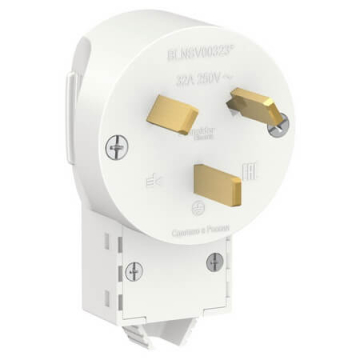 Вилка силовая Schneider Electric 2P+N 32A BLNSV003231