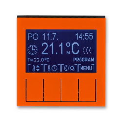 Накладка для терморегулятора Levit (оранжевый/дымчатый чёрный) 3292H-A10301 66 2CHH911031A4066