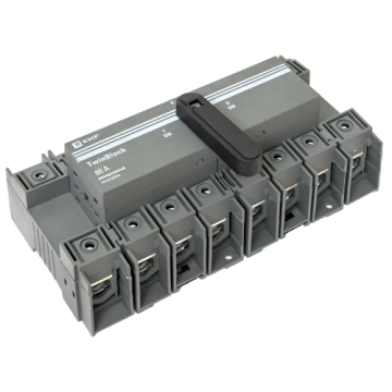 Рубильник EKF TwinBlock 80A 4P реверсивный c рукояткой для прямой установки tb-s-80-4p-rev