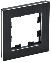 Рамка 1-м BRITE DECOR Черный металл РУ-1-1-БрЧ BR-M12-M-K02