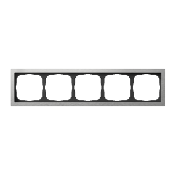 Рамка ArtGallery Pure Systeme Electric пятиместная металл (алюминий) GAL312105