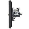 Розетка TV+RJ45 кат.5E FORTE&PIANO FP636M (металл шампань) FP-AK20-1-M-K37