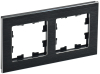 Рамка 2-м BRITE DECOR Черный металл РУ-2-1-БрЧ BR-M22-M-K02