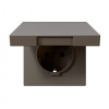Розетка Jasmart FD с крышкой 16А (soft touch) (матовый тауп) FD5505PTM