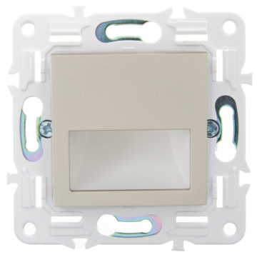 Подсветка LED IEK SKANDY встраиваемая SK-L01Sh (шампань) SK-FL20-K37