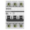 Автоматический выключатель EKF Basic ВА 47-29 3Р 6А 4,5кА (х-ка B) mcb4729-3-06-B