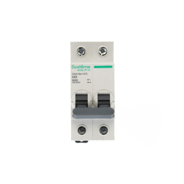 Автоматический выключатель Systeme Electric City9 Set 2п 63A 6kA (хар-ка C) C9F36263