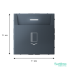Выключатель карточный SE ArtGallery без задержки времени (грифель) GAL000714S