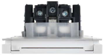 Розетка с крышкой FORTE&PIANO винтовое крепление 16А IP44 FP221 (белая) FP-R16-16-44-K01
