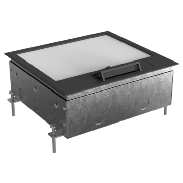 Люк Systeme Elecrtic MultiDesk на 12 модулей IP40 для бетонных полов с монтажной коробкой тип MDK10 MDK10212