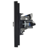 Розетка TV+RJ45 кат.6 FORTE&PIANO FP237M (металл белый) FP-AK20-2-M-K01