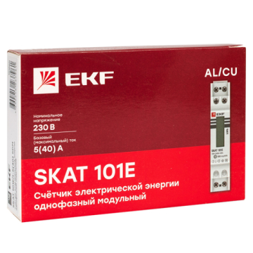 EKF Счетчик электрической энергии модульный SKAT 101E/1 - 5(40) SDM (без поверки) 10106M