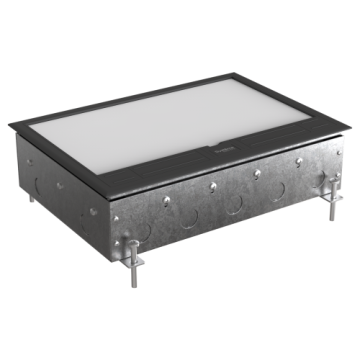 Люк Systeme Elecrtic MultiDesk на 16 модулей IP40 для бетонных полов с монтажной коробкой тип MDK10 MDK10216