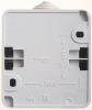 Выключатель Этюд О/У 2-клавишный Systeme Electric IP44 (серый) BA10-042C
