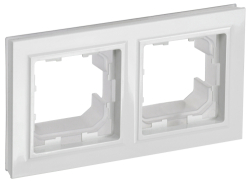 Рамка 2-м BRITE белый IP44 РУ-2-БрБ-44 BR-M22-44-K01