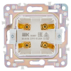 Аудиорозетка IEK SKANDY 4-ая SK-A01Bl (черный) SK-S40-K02