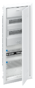 Шкаф ABB UK660MW мультимедийный с дверью с радиопрозрачной вставкой (5 рядов) 2CPX031389R9999