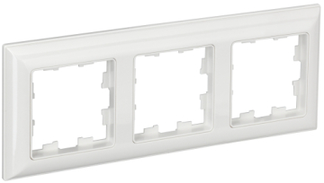 Рамка 3-м BRITE DECOR Белый 3D-форма РУ-3-Бр BR-M32-12-K01