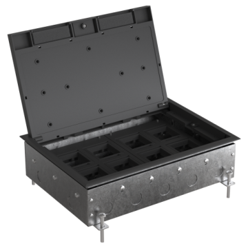 Люк Systeme Elecrtic MultiDesk на 16 модулей IP40 для бетонных полов с монтажной коробкой тип MDK10 MDK10216