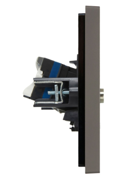Розетка TV+RJ45 кат.6 FORTE&PIANO FP337 (серый) FP-AK20-2-K03