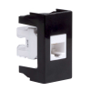 Компьютерная розетка DKC Viva RJ45 кат. 5e экранированная 8P8C (черная) 1мод 45238