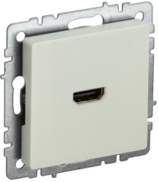 Розетка HDMI IEK BRITE бежевый РHDMI-0-БрКр BR-H10-K10