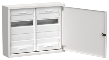Щит металлический навесной IEK TITAN 5 ЩРн-48 (2х2х12) 460х570х140 IP31 белый TI5-50-N-2X024-31