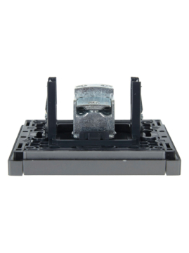 Розетка TV проходная FORTE&PIANO FP529 (сталь) FP-A10-P-K46