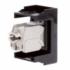 Компьютерная розетка DKC Viva RJ45 кат. 5e экранированная 8P8C (черная) 1мод 45248
