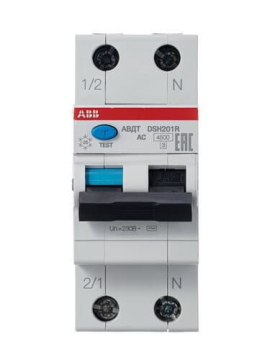 Дифференциальный автомат ABB DSH201R 25А 30mA тип AC 4.5kA (хар-ка C) 2CSR245072R1254