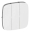 Лицевая панель Legrand Valena Allure для трехклавишного выключателя (белая) 755035 