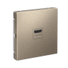 Розетка HDMI Systeme Electric ArtGallery (шампань) GAL000580