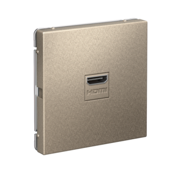 Розетка HDMI Systeme Electric ArtGallery (шампань) GAL000580