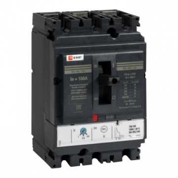 Выключатель автоматический EKF PROxima ВА-99C 100/100А 3P 35кА mccb99C-100-100