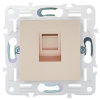 Розетка компьютерная IEK SKANDY RJ45 кат.5E SK-K01Sa (песочный) SK-K10-1-K98