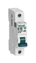 Dekraft Автоматический выключатель ВА105-1P-016A-C 13153DEK