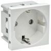 Розетка IEK PRIMER 2P+E со шторками 2 модуля РКС-20-30-П-К (белая) PR-KK40D-RSZH-2-2-K01