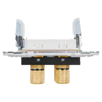 Аудиорозетка IEK SKANDY 4-ая SK-A01Bl (черный) SK-S40-K02