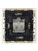 Розетка TV+SAT FORTE&PIANO FP438 (ваниль) FP-AF20-O-K10