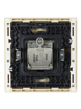 Розетка TV+SAT FORTE&PIANO FP438 (ваниль) FP-AF20-O-K10