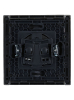 Розетка без заземления FORTE&PIANO 10А FP518 (сталь) FP-R10-10-K46